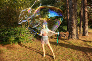 Bubble performer Fosse Park